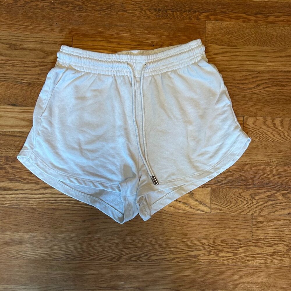 White Sweatshorts